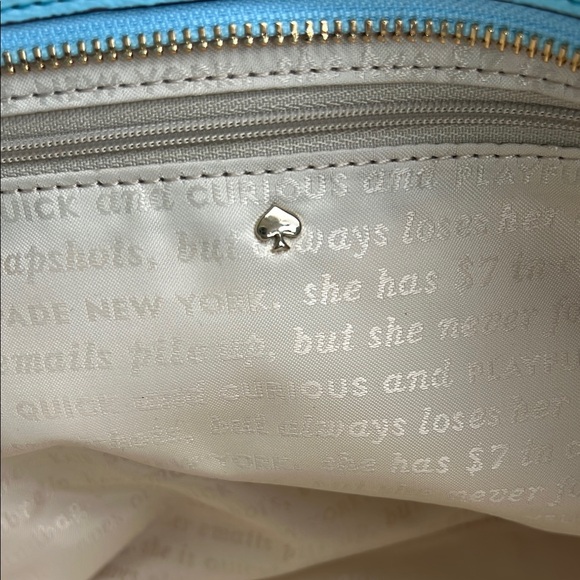 Kate Spade Blue and Tan Beach Tote - Picture 11 of 16